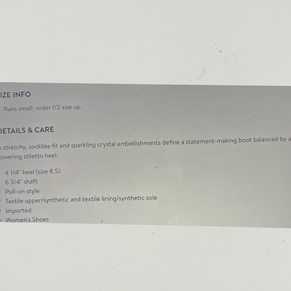 NIB Steve Madden Maxwelle pointed toe knit boots, size 9 - Picture 7 of 7